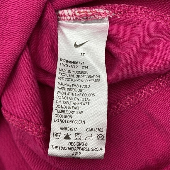 Hot Pink Nike dress 3T - Picture 4 of 4